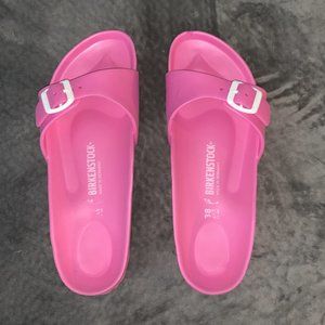 Womens Birkenstock Pink Slides